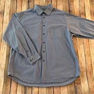 Calvin Klein mens long sleeve casual button down shirt | size Extra large